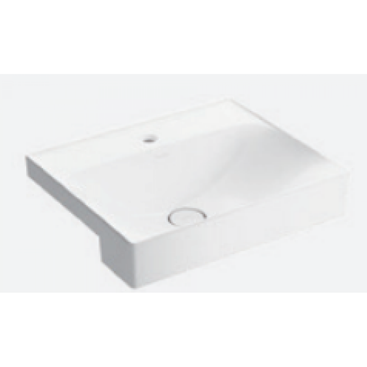 Kohler K-30507T-1-0 FOREFRONT BRINK 長方形半崁式面盆 | 500x410mm